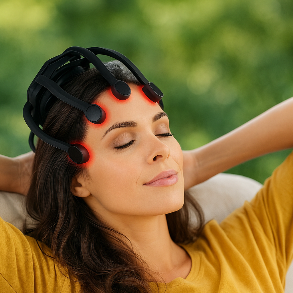 Elektrische Hoofdmassager – Stijlvol Zwart | Ontspan je hoofd & zintuigen in minuten