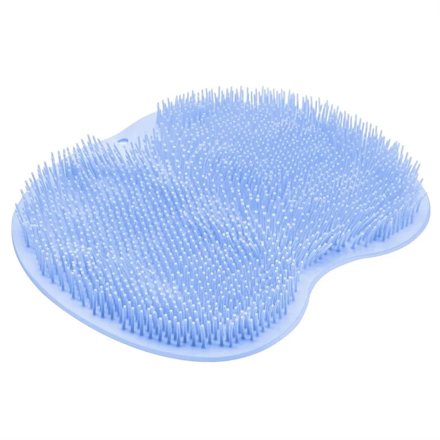 Silicone Scrub Pad – Grijs, Roze of Blauw | Exfolieer moeiteloos je voeten en rug onder de douche