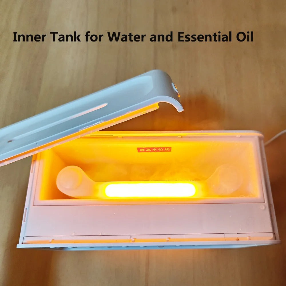 White Noise Aroma Diffuser – TikTok's favoriete nachtrust-tool | Geluid, geur en comfort in één stijlvol apparaat
